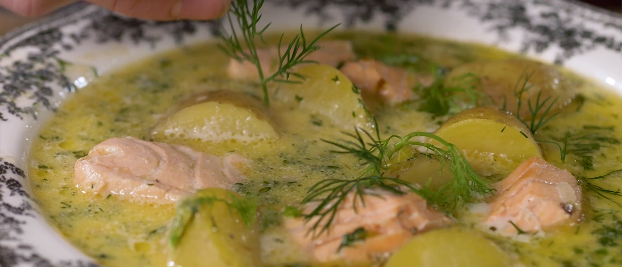 Ako pripraviť lososovú polievku? - video